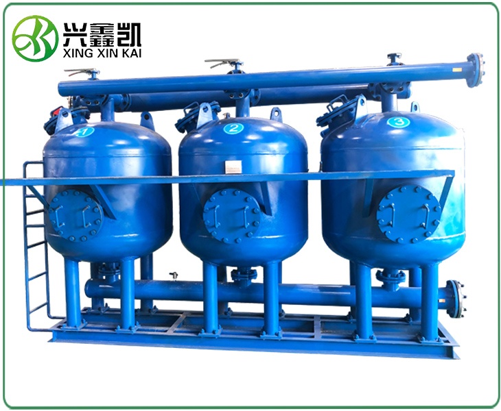 三罐浅层介质过滤器